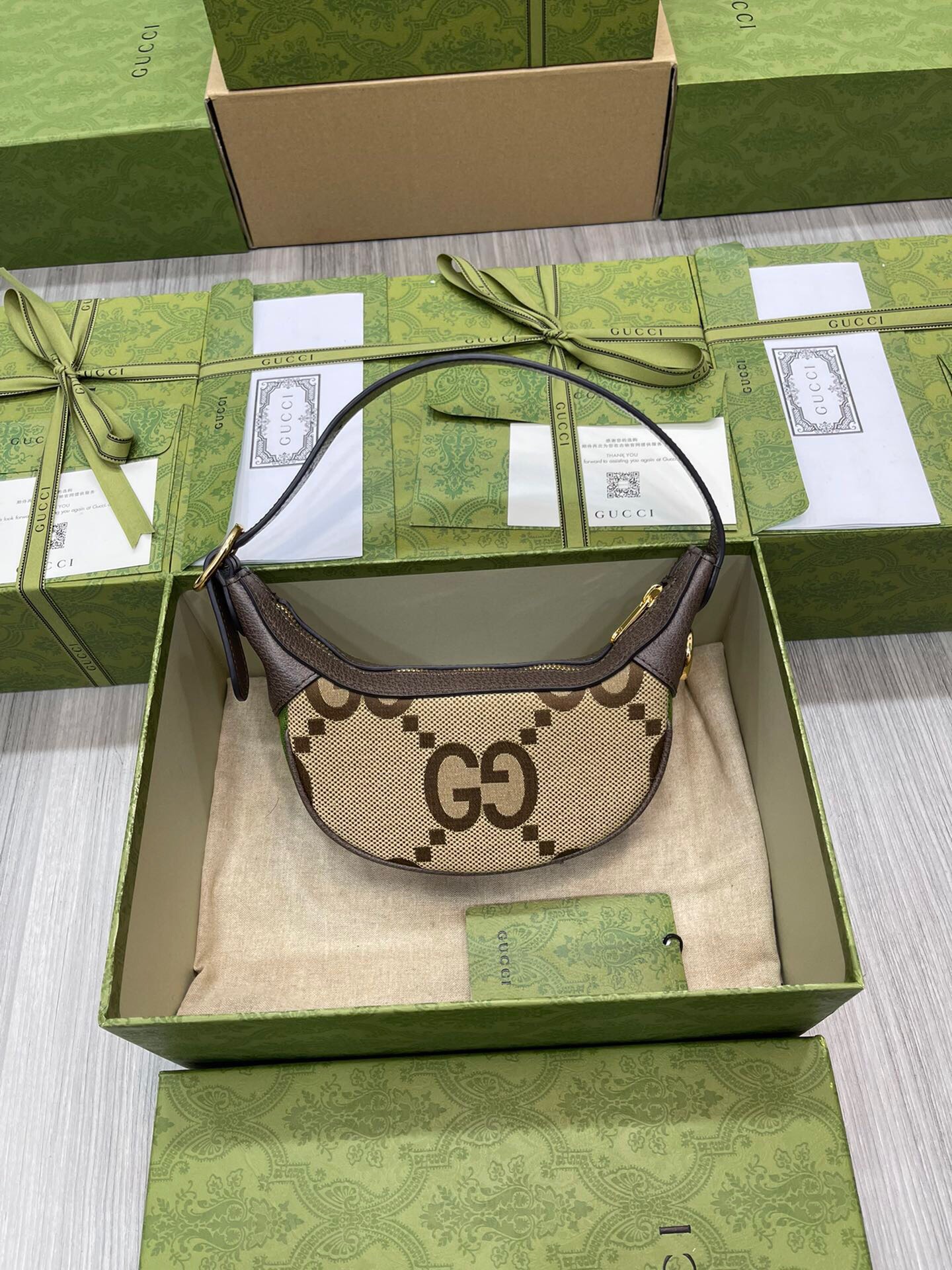 Gucci GG Ophidia Women Shoulder Bags Size 20*15*5cm