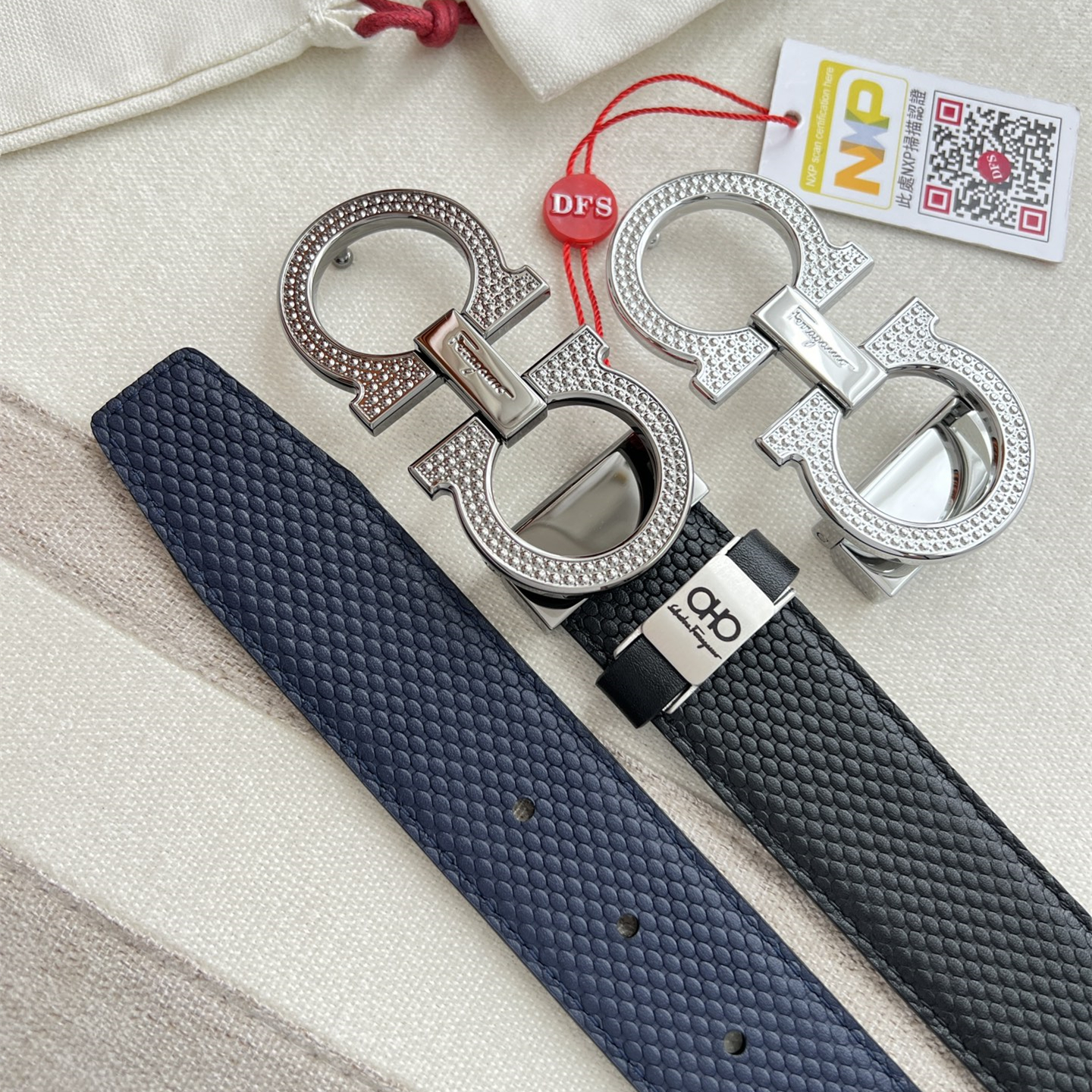 Ferragamo Mens Belt Width 3.5cm