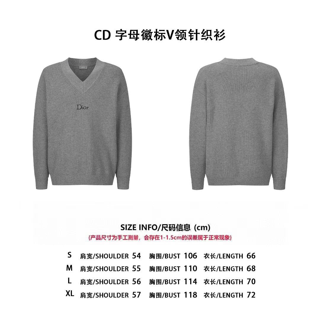 Dior New Pullover Sweatshirt Knitwear Size S-XL