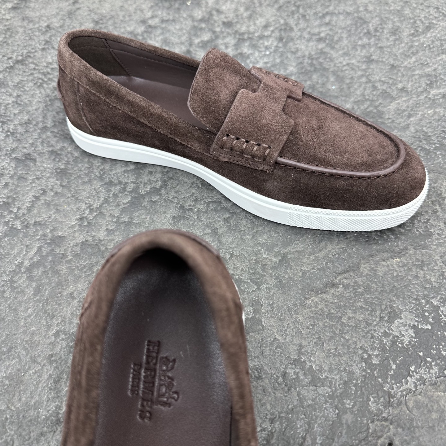 Hermes Job Unisex Loafers Size 35-46
