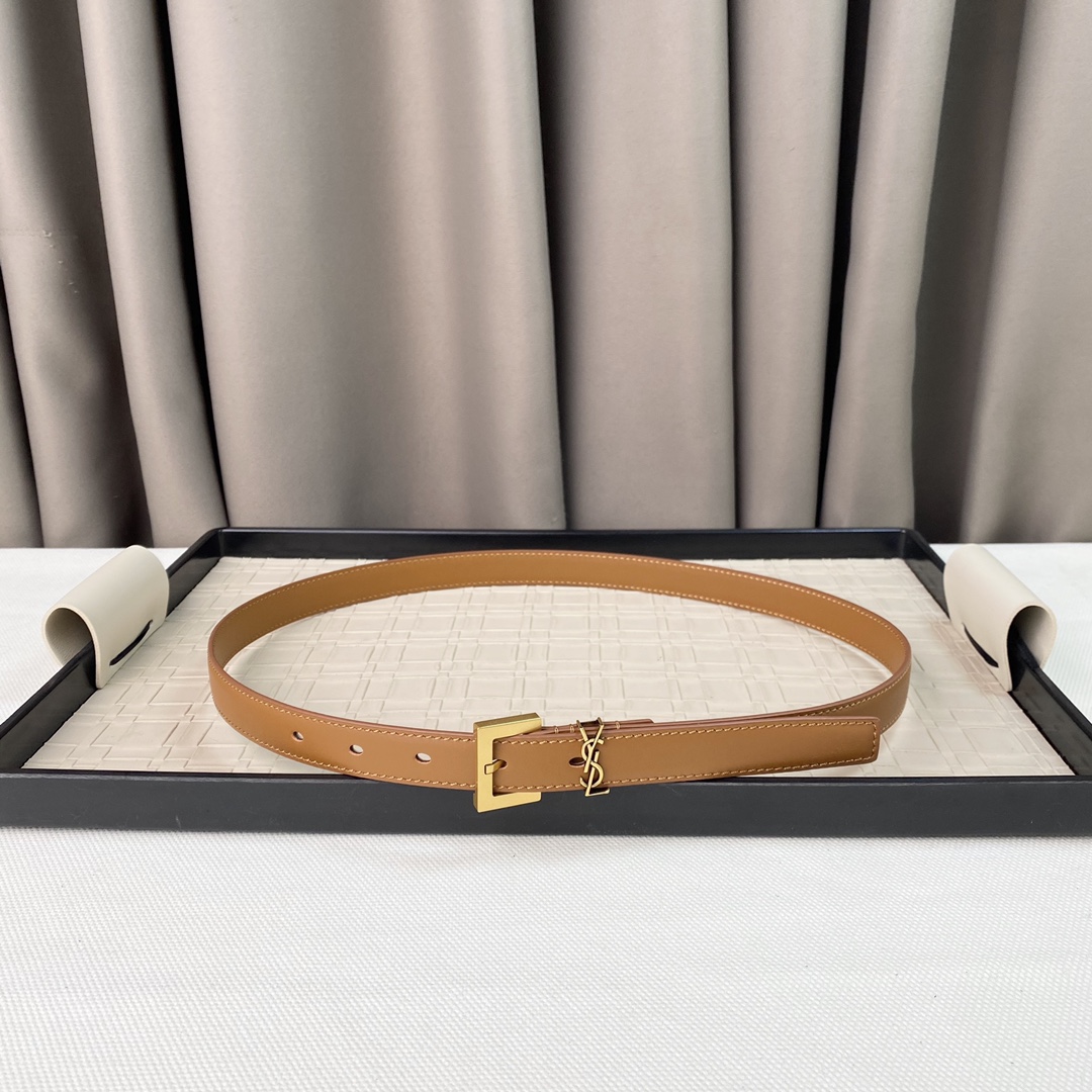 YSL Women Belt Width 2cm