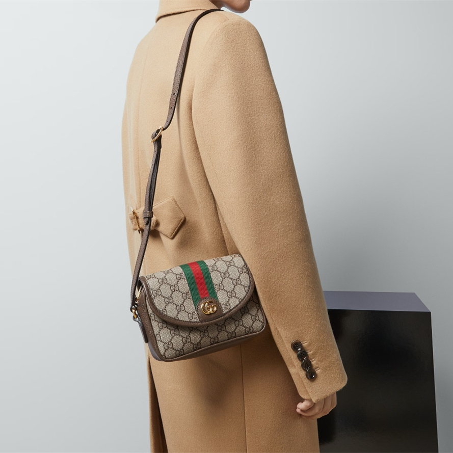 Gucci Ophidia GG Women Shoulder Bags 13*22*4cm