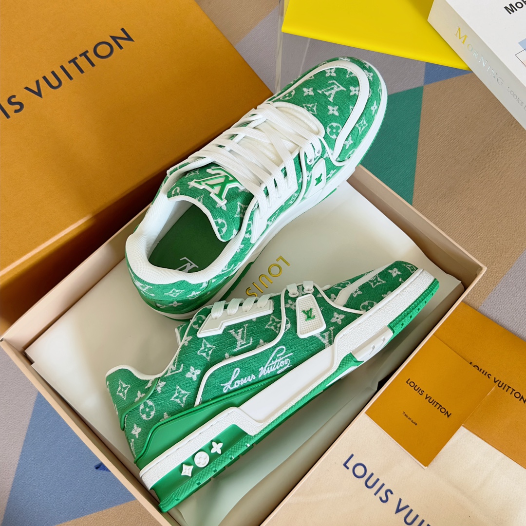Louis Vuitton 2024New LV Trainer Sneaker Size 36-46
