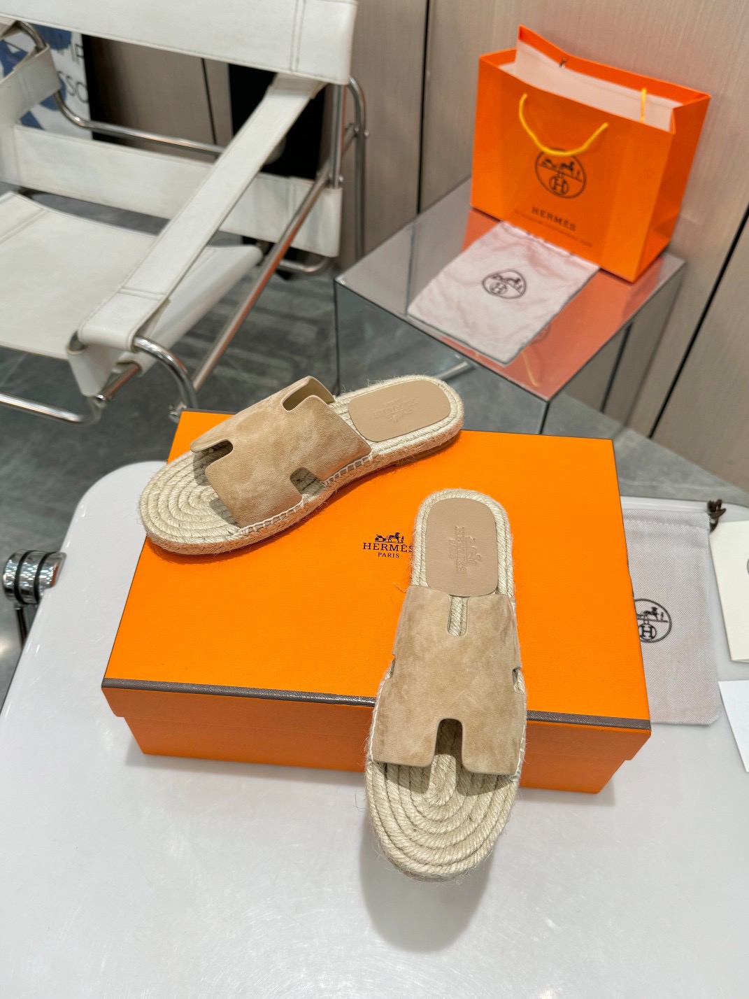 Hermes Women Slippers Size 36-42