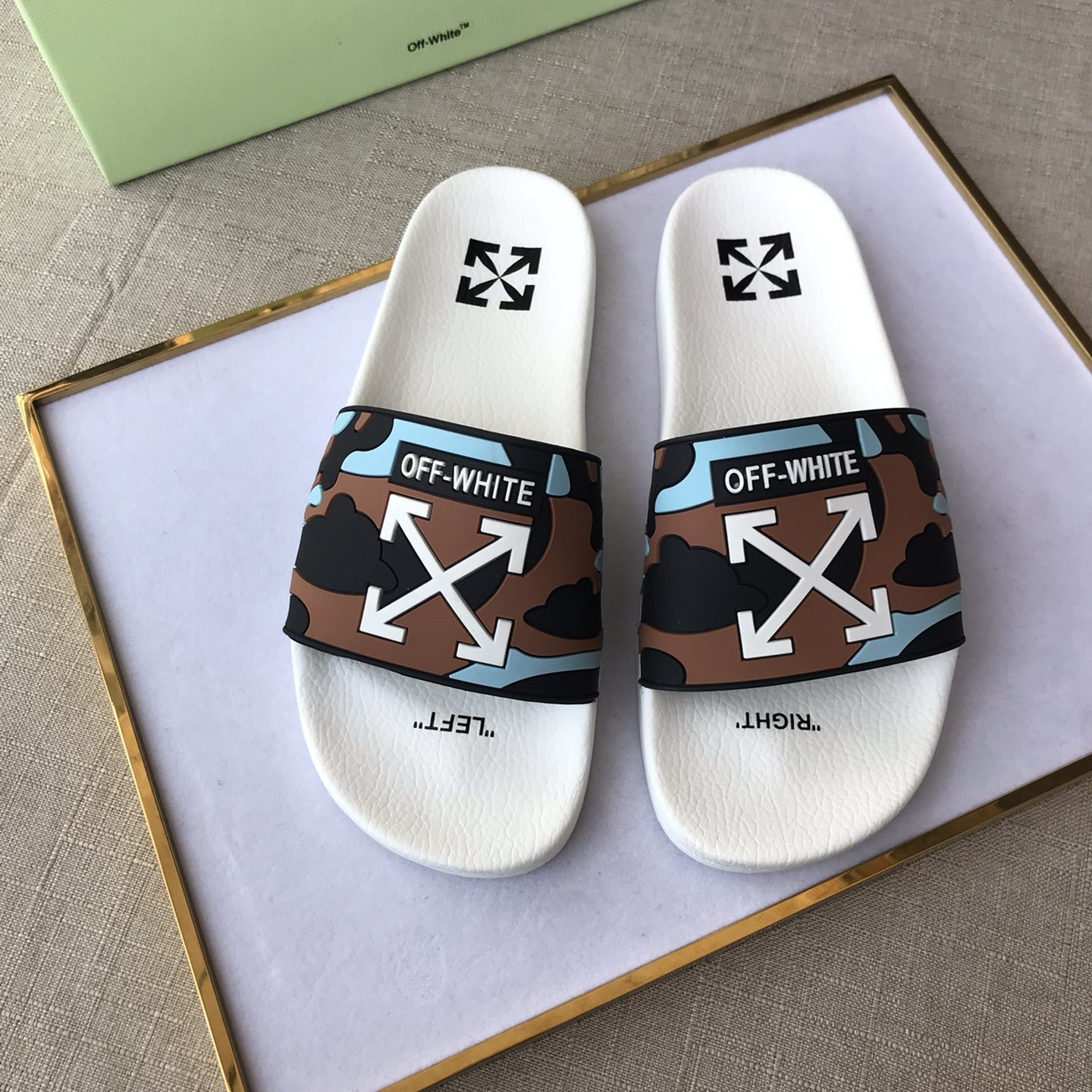 OFF White Mens Women Sandals Gr. 36-46
