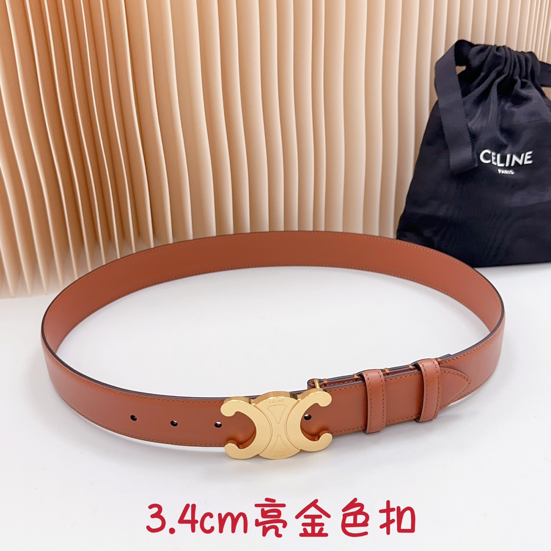Celine Women Belt Width 3.4cm