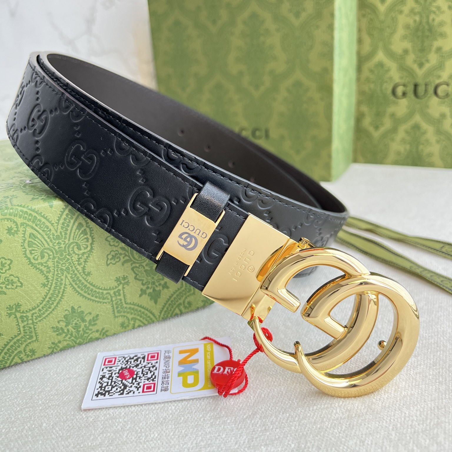 Gucci Mens Belt Width 3.8cm