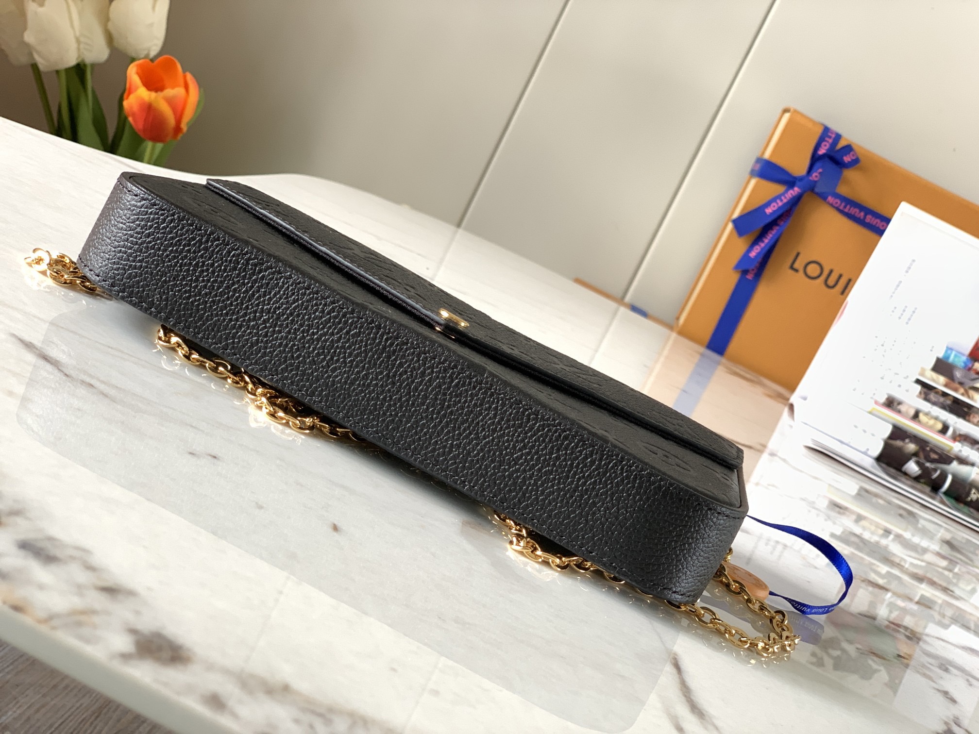 Louis Vuitton M64064 Félicie Pochette Women Shoulder Bags Size 21*12*3cm