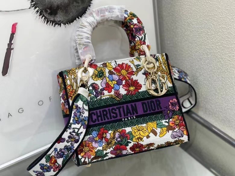 Dior Lady Women Shoulder Bags 24*20*11cm