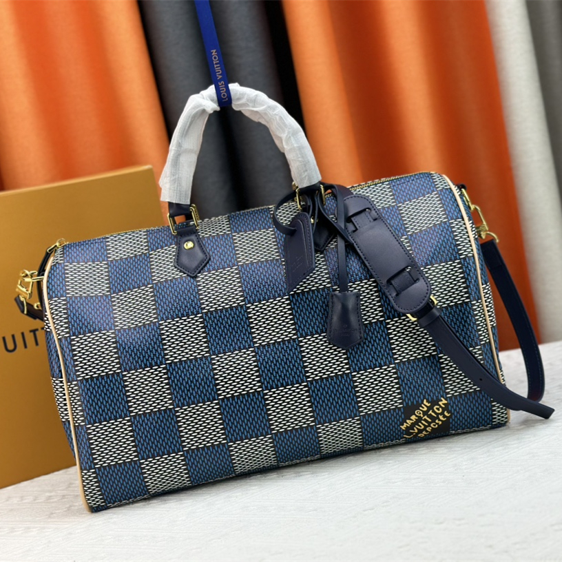 Louis Vuitton M24422 Speedy P9 Bandoulière 40 Monogram Leather Pharrell Williams Travel Bags Size 40*26*23cm