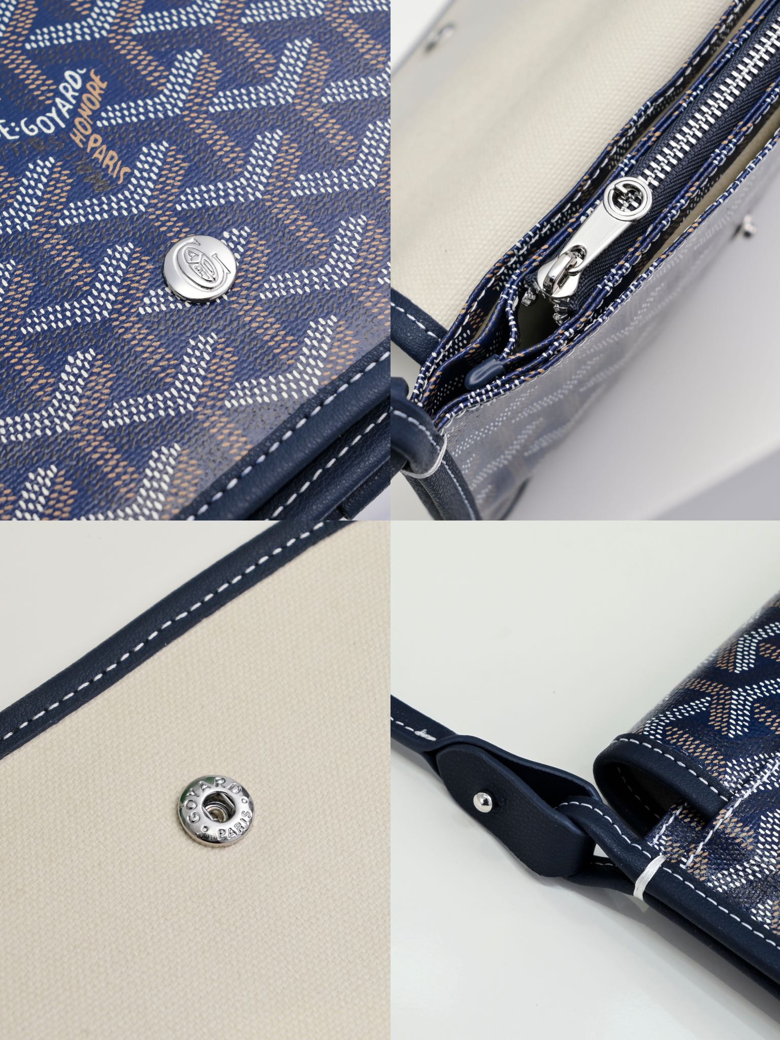 Goyard Mens Shoulder Bags Size 20.5*14*2cm