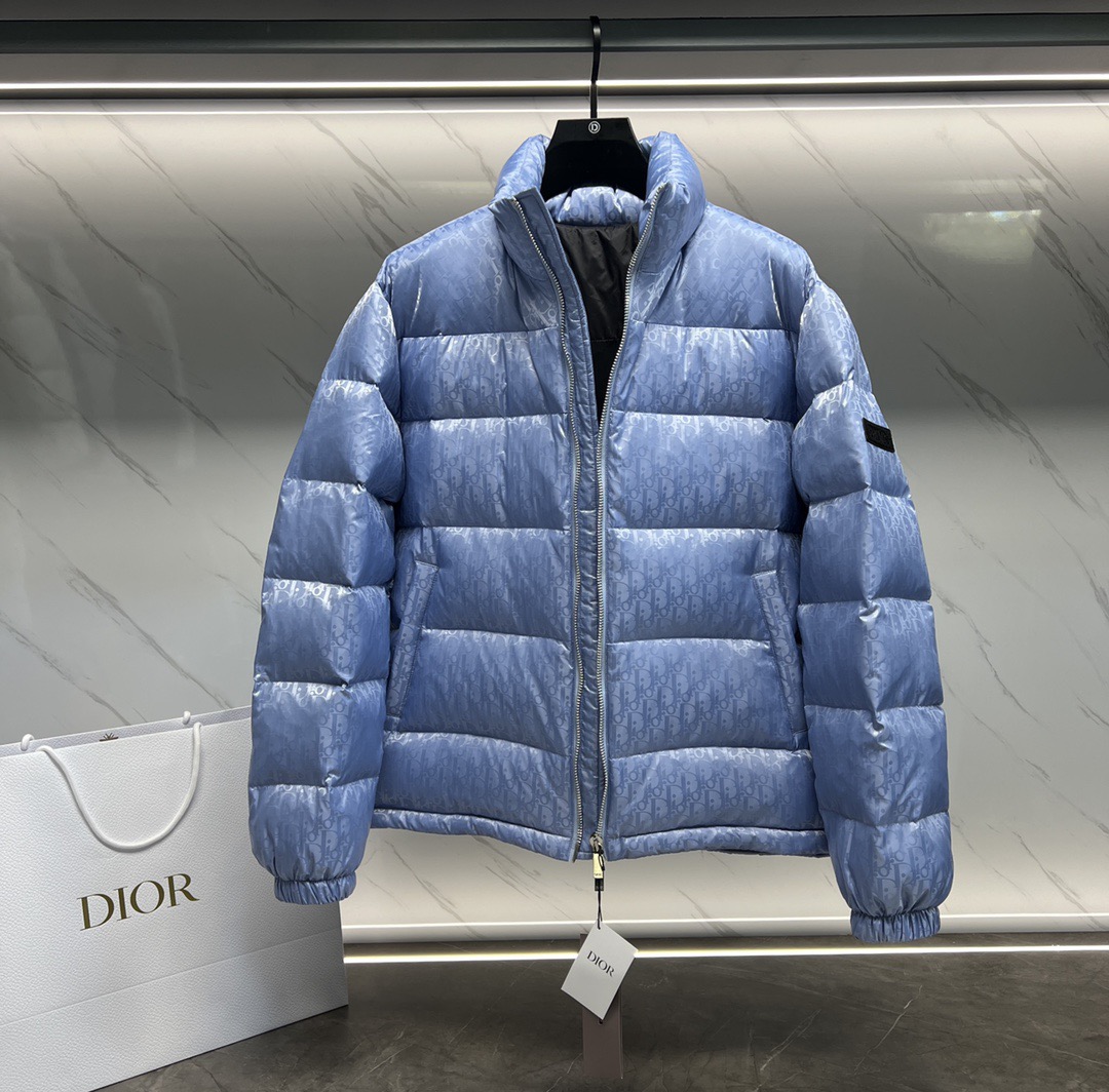 Dior 23FW Oblique Unisex Winter Jacket Size 46-54