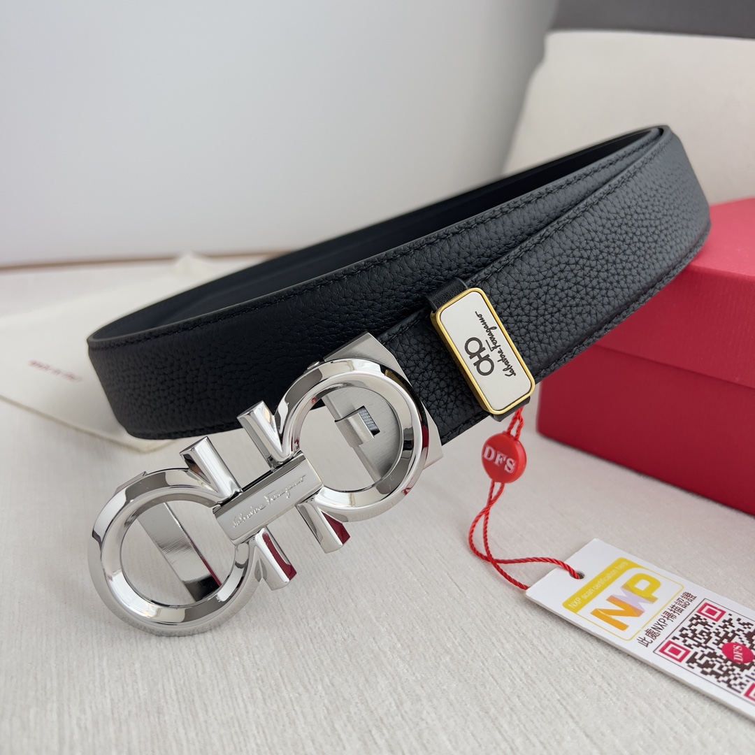 Ferragamo Mens Belt Width 3.5cm