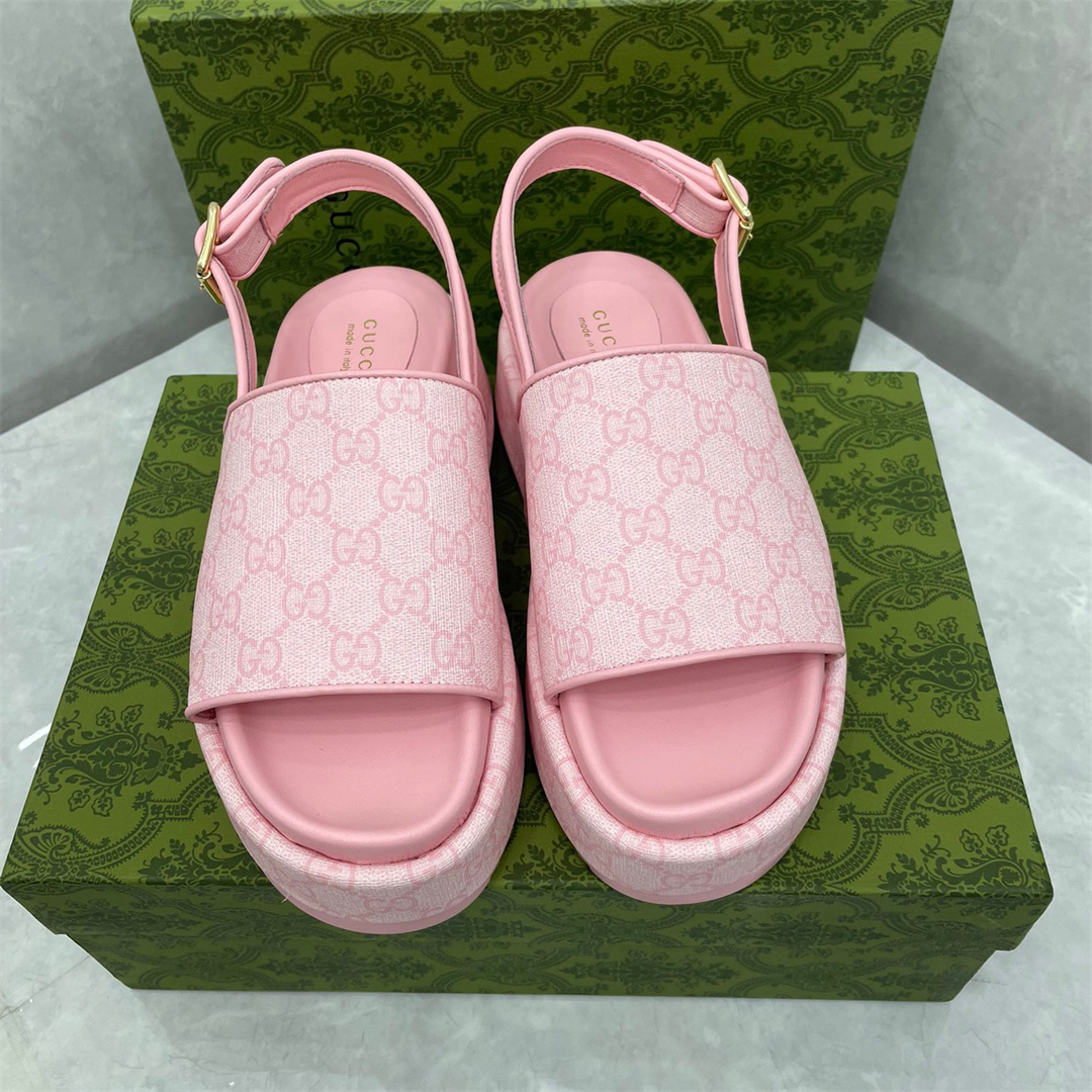 Gucci Platform GG Sandal Slippers Size 36-41