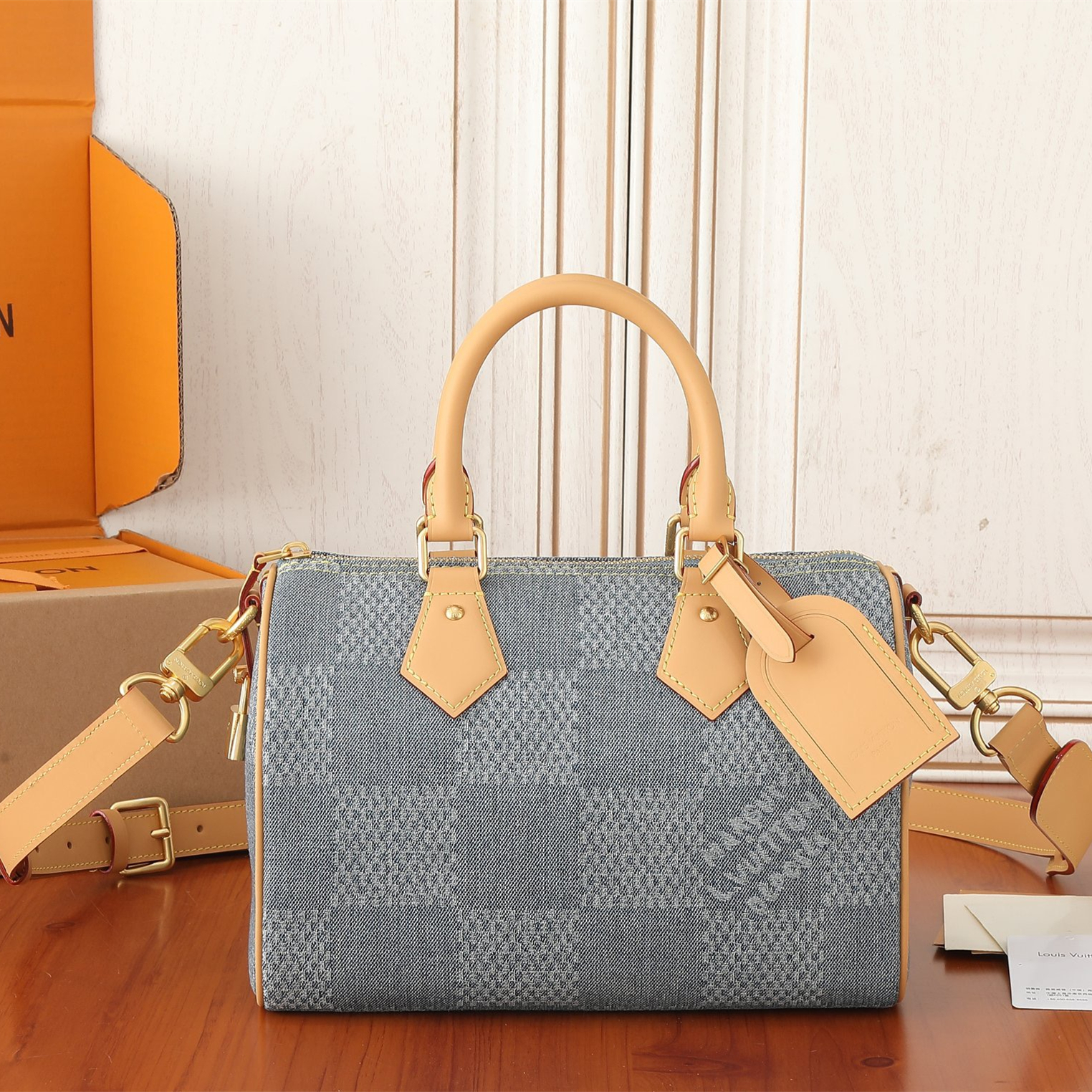 Louis Vuitton N40700 Speedy 25 Bandoulière Mens Shoulder Bags Size 25*15*15cm