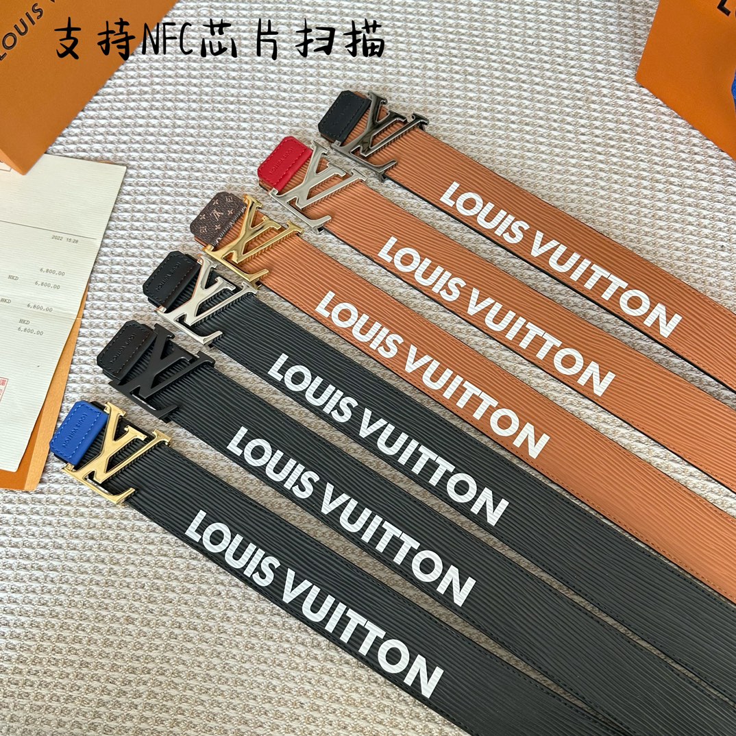 Louis Vuitton Mens Belt Width 4cm