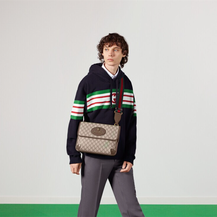 Gucci Neo Vintage Messenger Mens Shoulder Bags Size 30*20*4cm