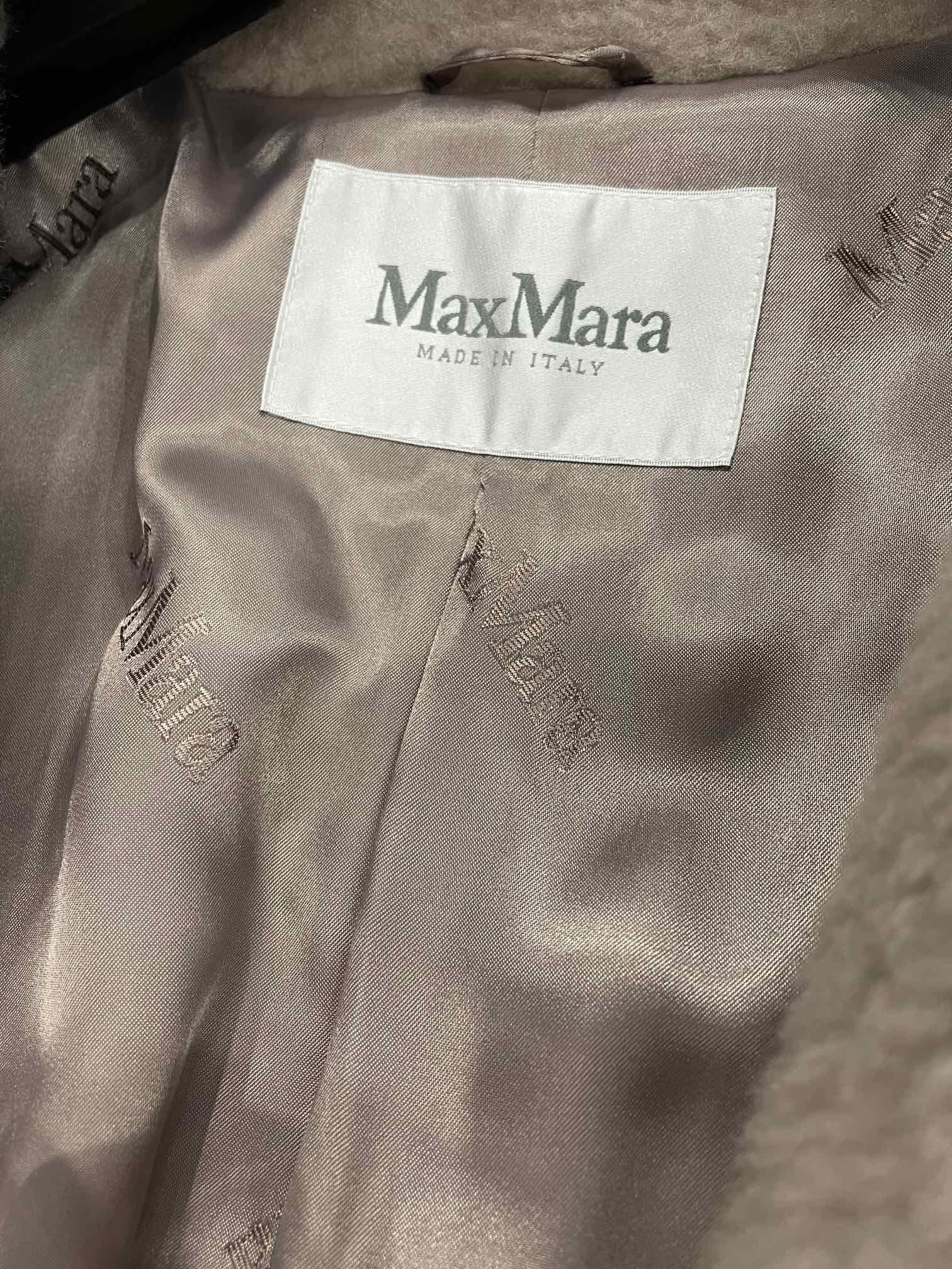 Max Mara Teddy fur long coat Size XS-M