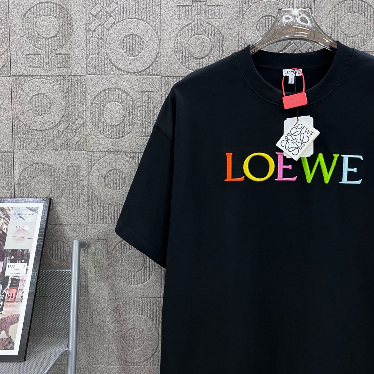 Loewe T Shirt  Embroider Logo Size XS-L