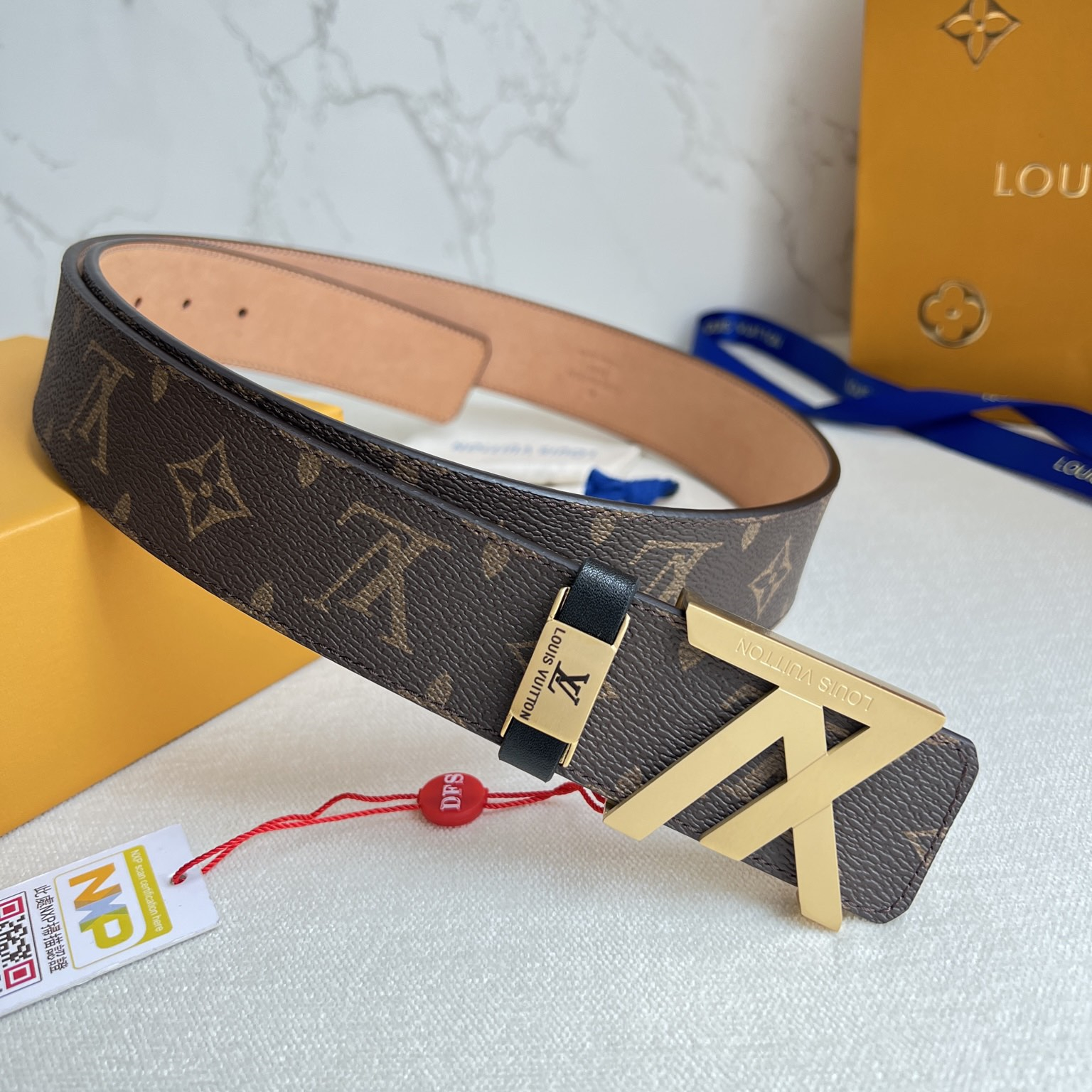 Louis Vuitton Mens Belt Width 3.8cm