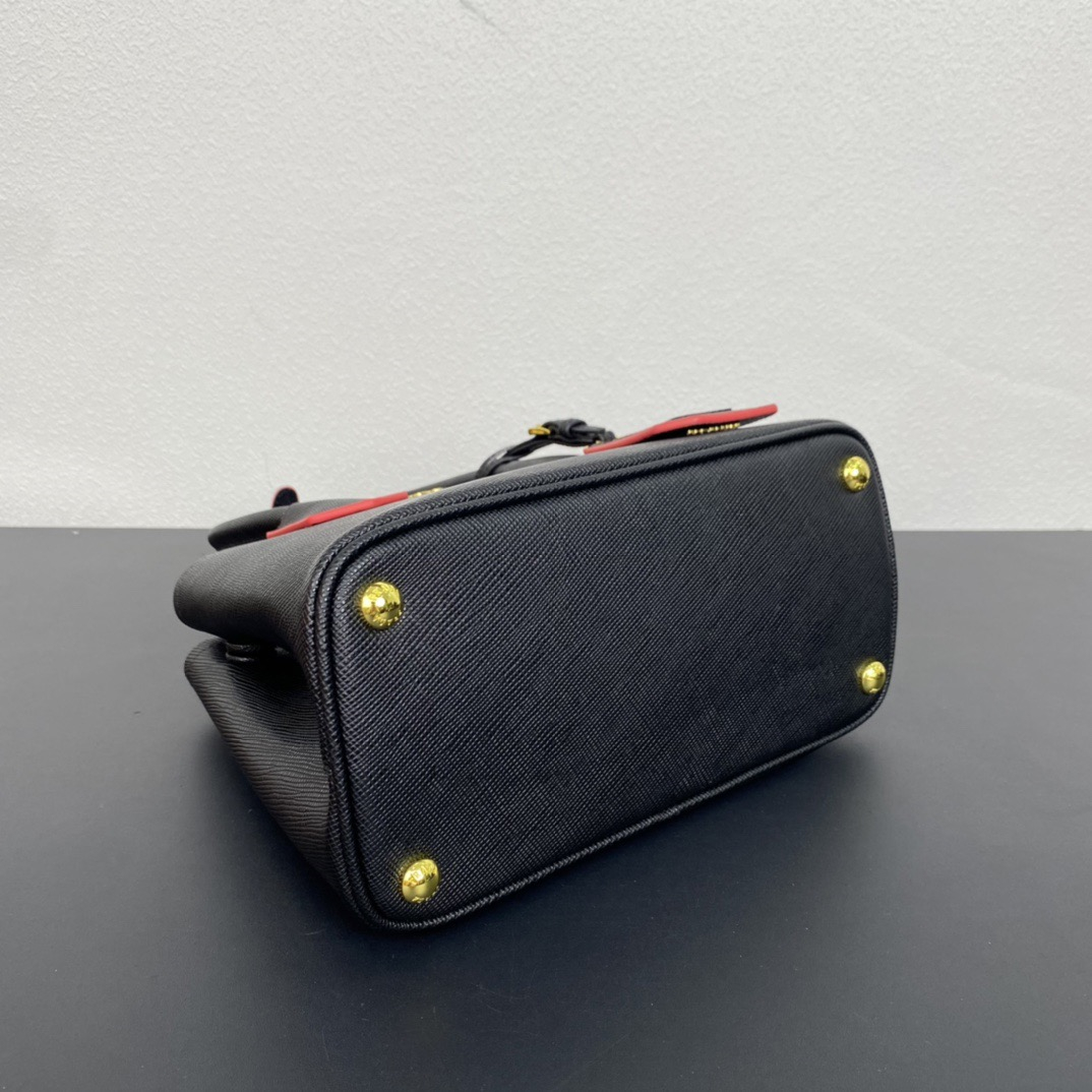 Prada 1BG443 Double Saffiano Leather Women Shoulder Bags Size 25*18.5*12.5cm