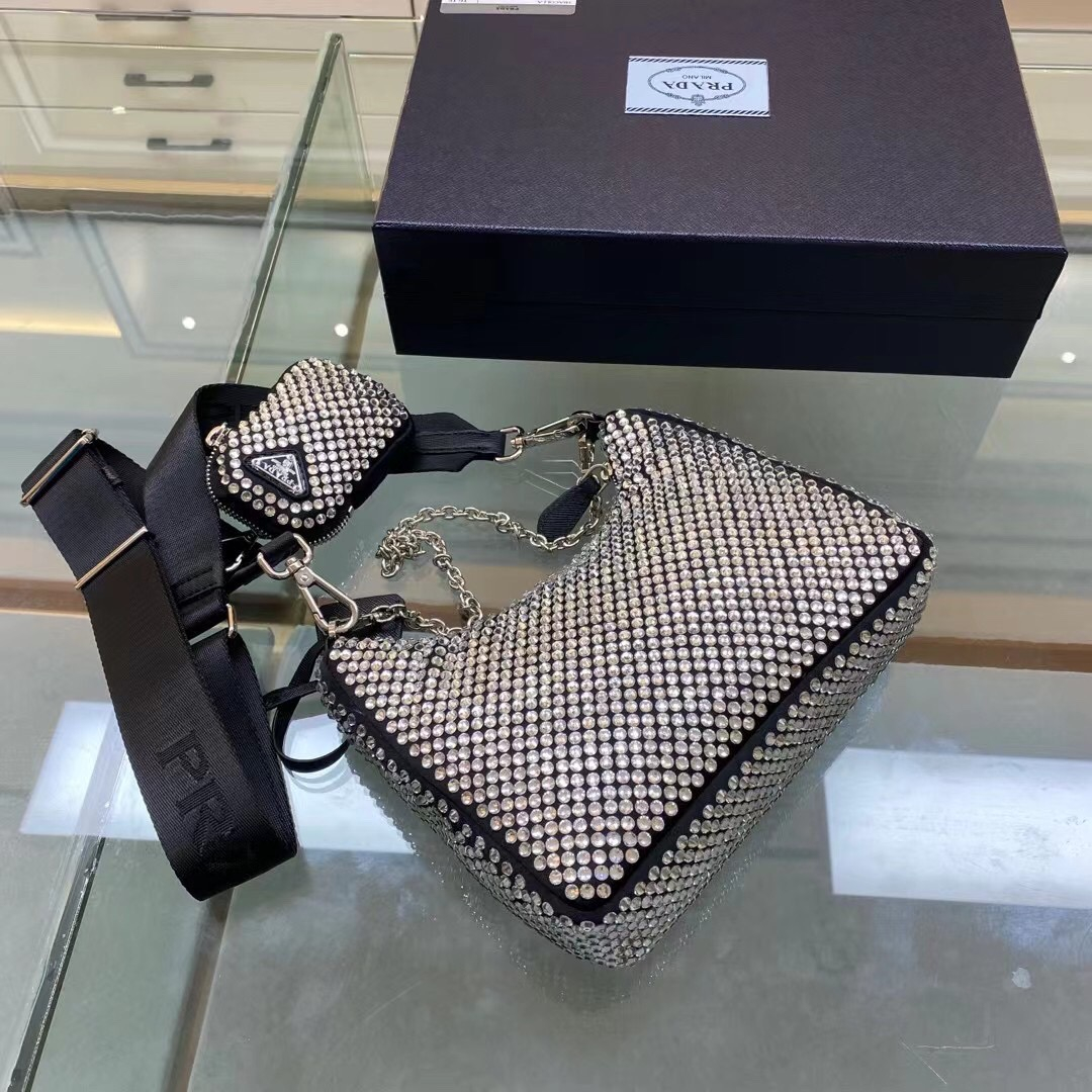 Prada 1BH204 Re-Edition 2005 Re-Nylon Women Shoulder Bags Size 22*18*6cm