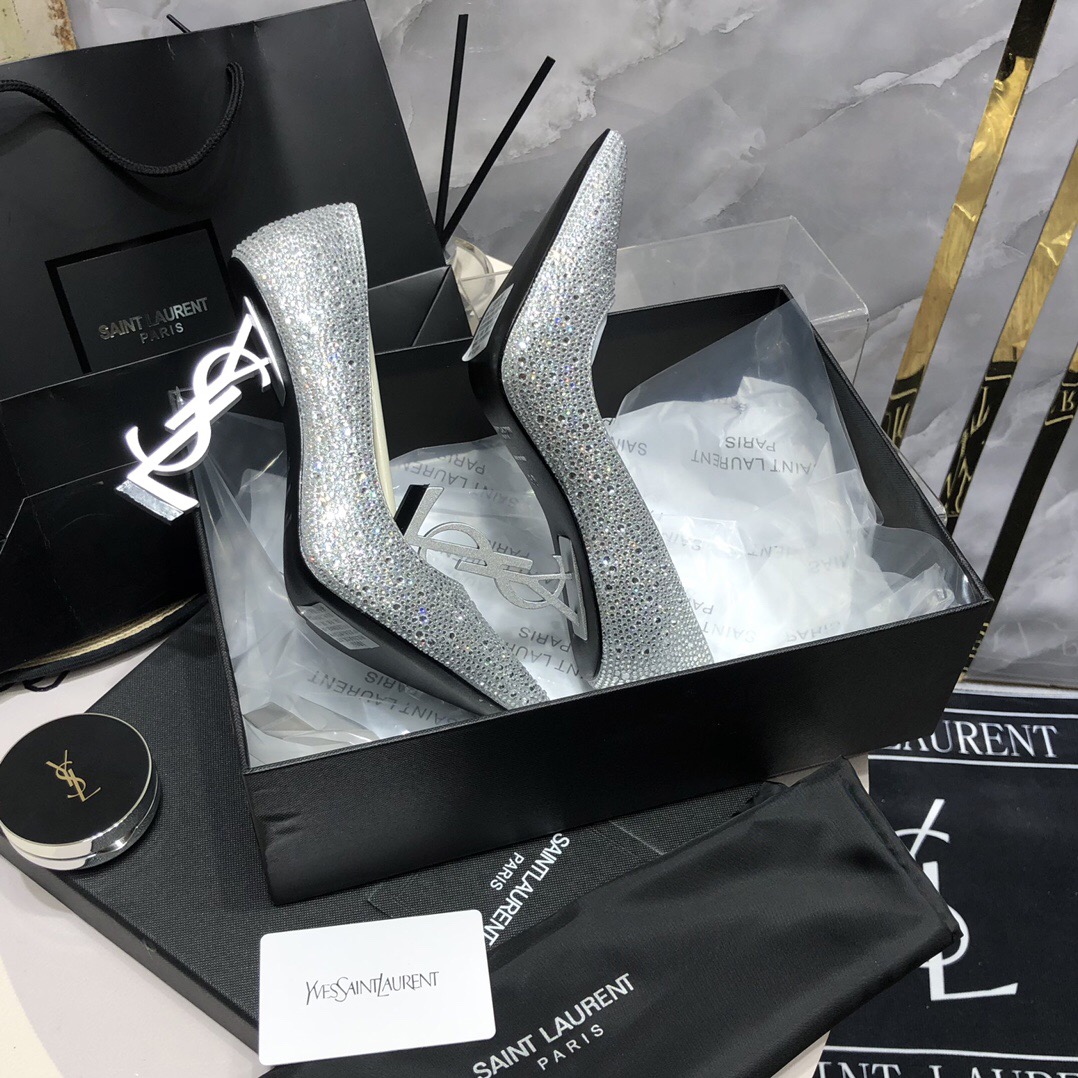 YSL Full Diamond Pumps Size 35-41
