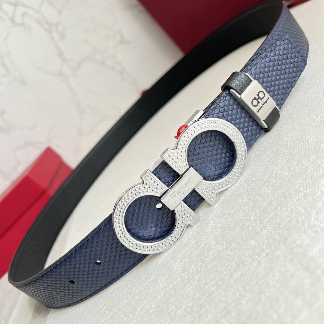 Ferragamo Mens Belt Width 3.5cm