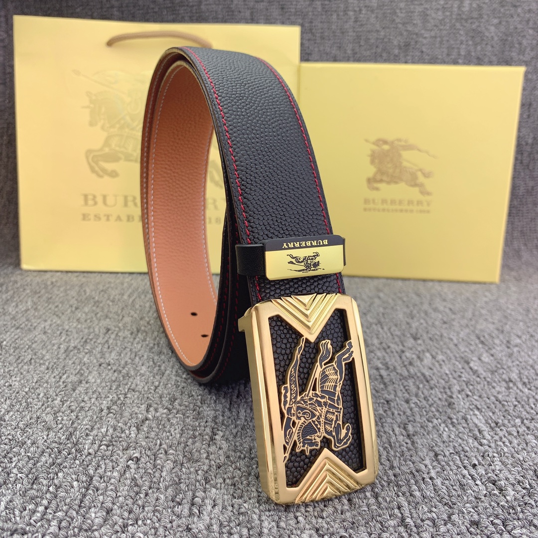Burberry Mens Belt Width 3.8cm