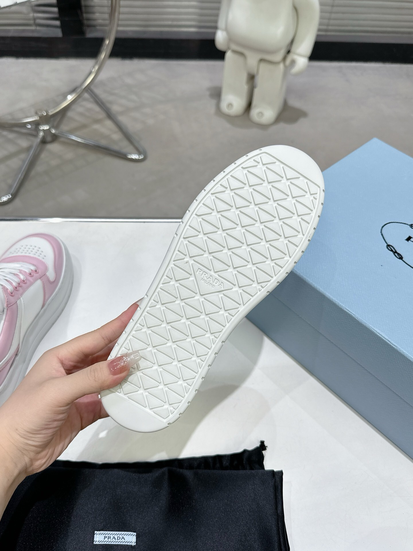 Prada 2024 New Downtown Bold leather Sneaker Size 36-41