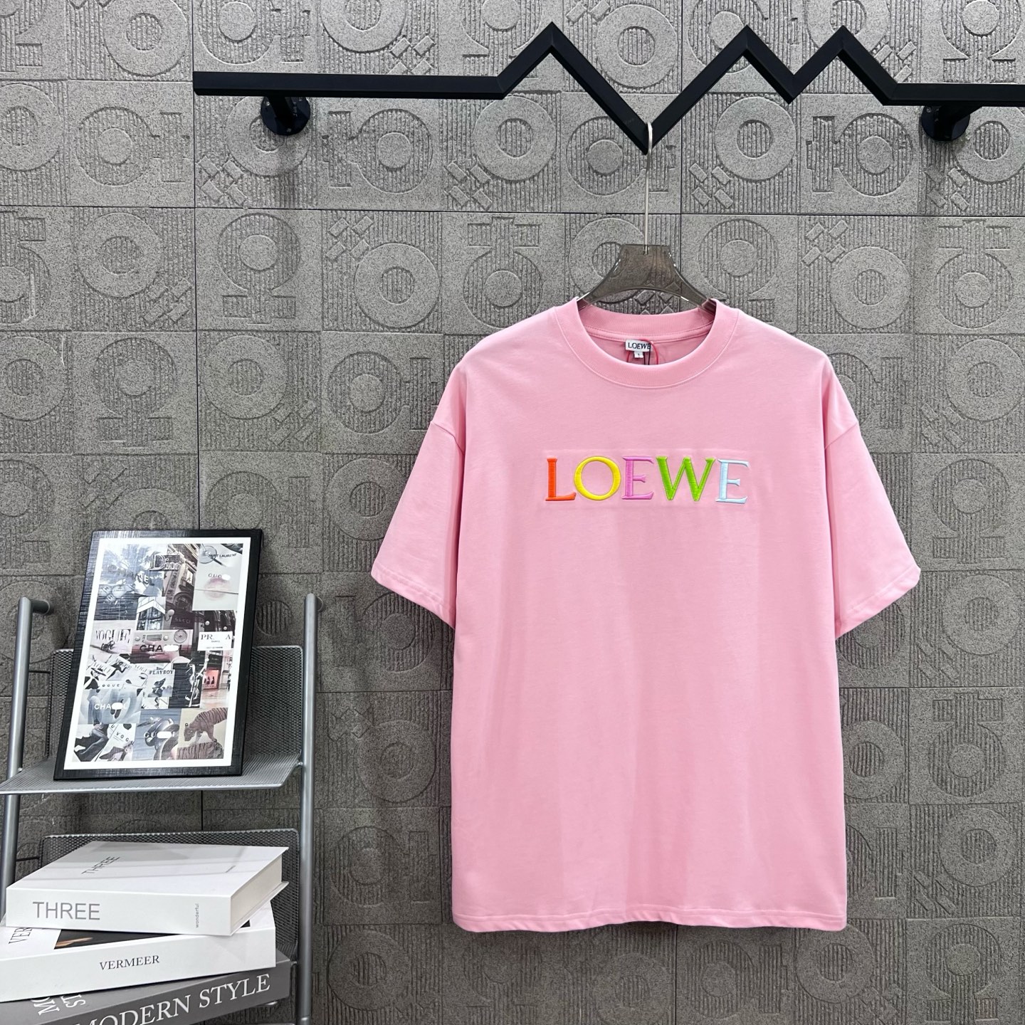 Loewe T Shirt  Embroider Logo Size XS-L
