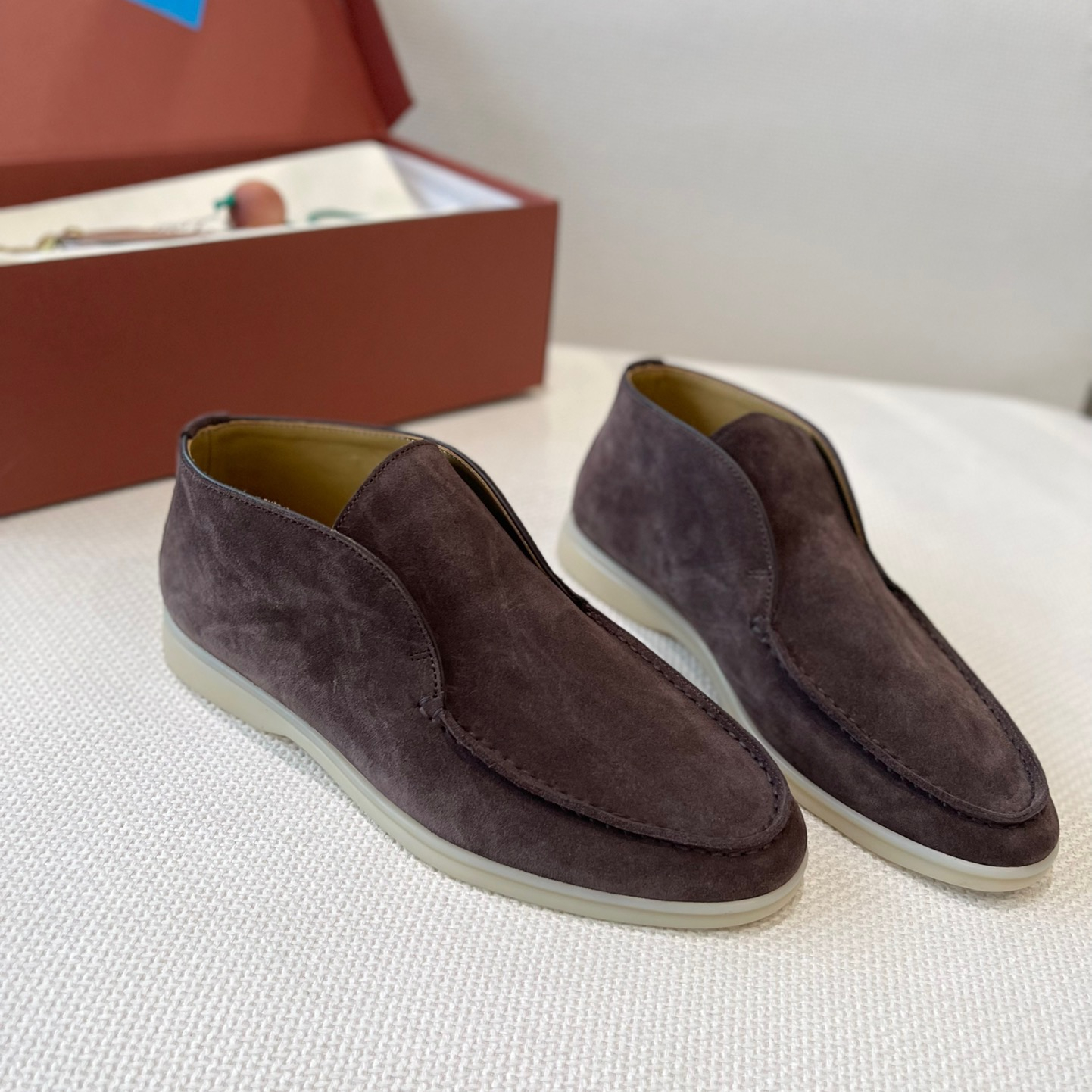 Loro Piana Unisex Loafers High Top Size 36-45