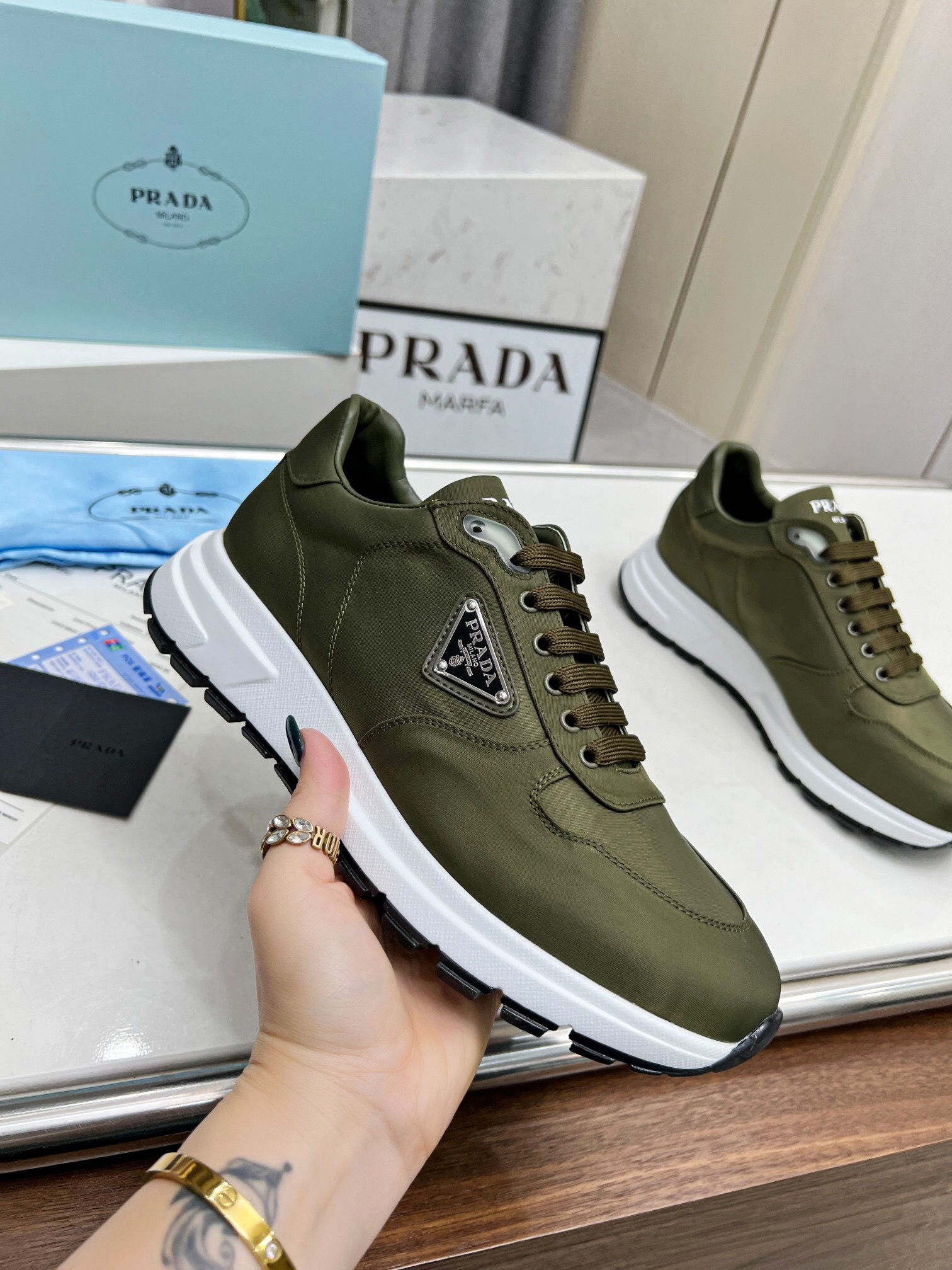 Prada 2024 New Prax 01 Re-Nylon Sneaker Size 36-46