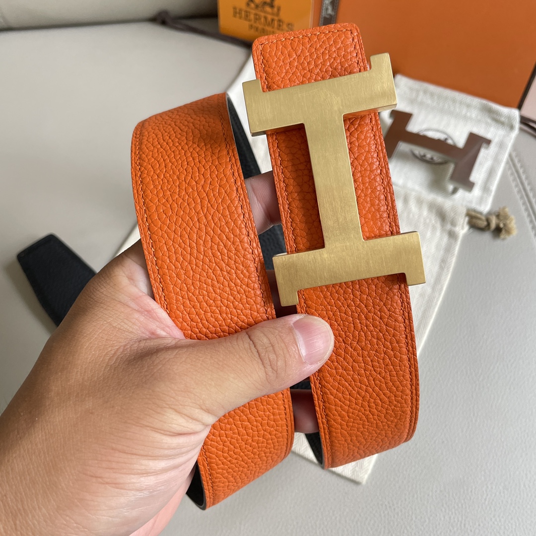 Hermes Mens Belt Width 3.8cm