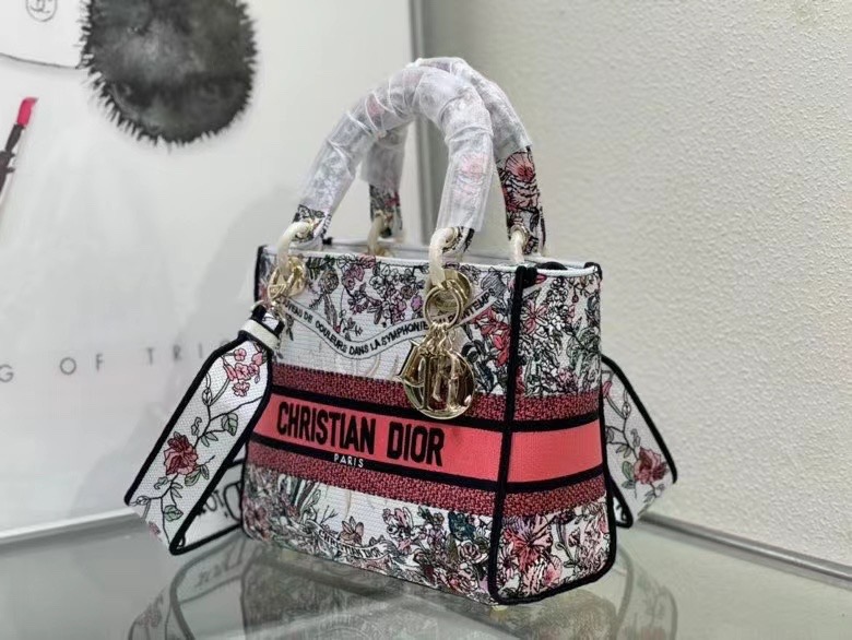 Dior Lady Women Shoulder Bags 24*20*11cm