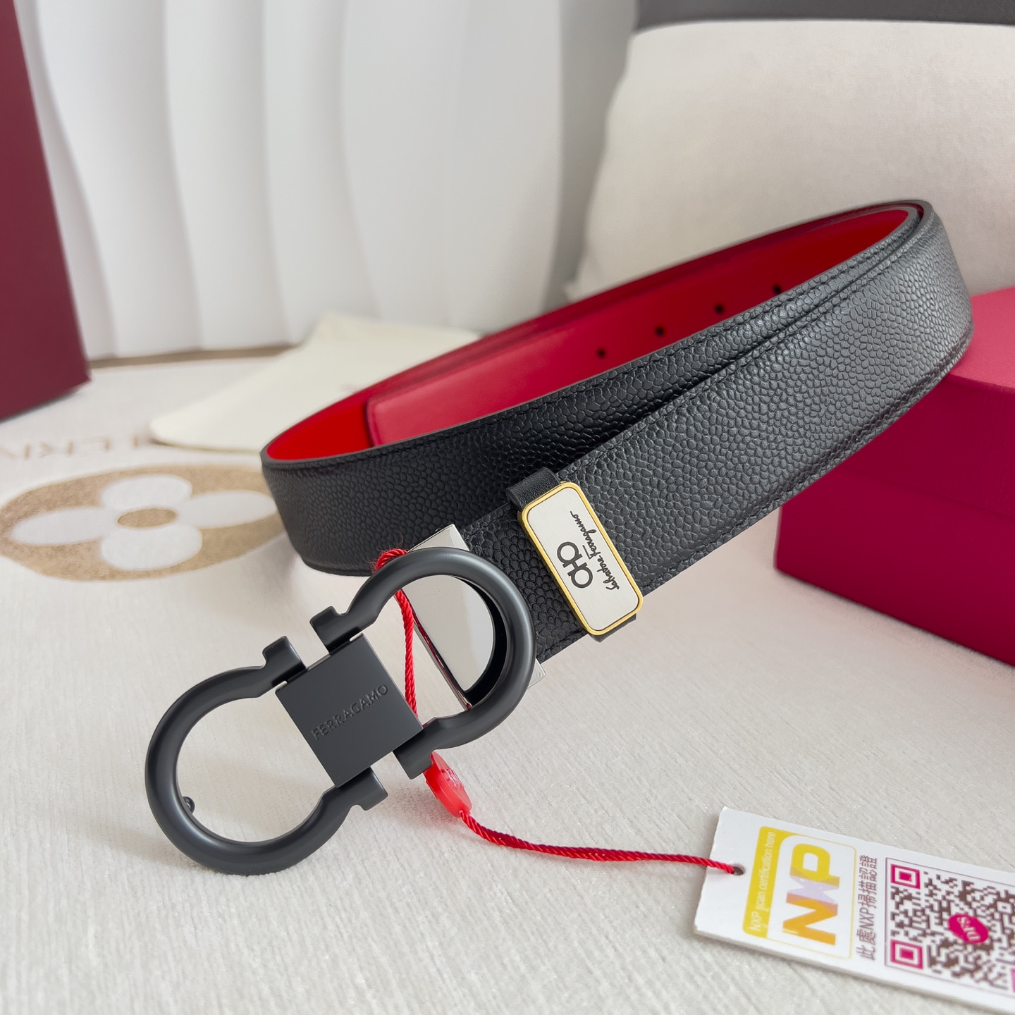 Ferragamo Mens Belt Width 3.5cm