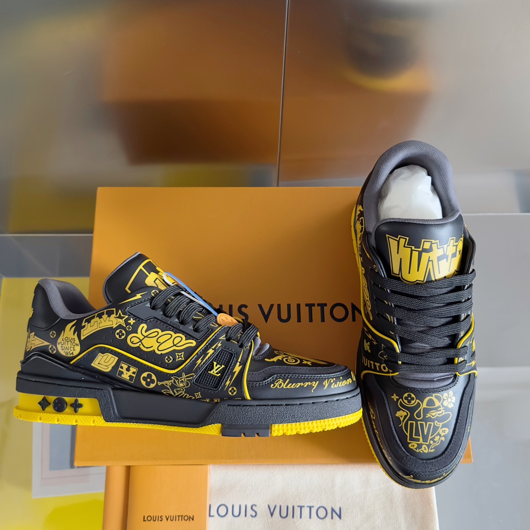 Louis Vuitton 2024New LV Trainer Sneaker Size 40-46