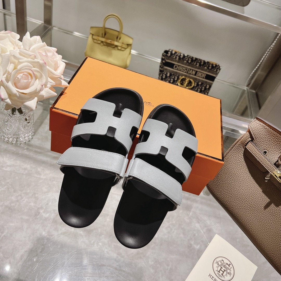 Hermes chypre Slippers Size 36-46