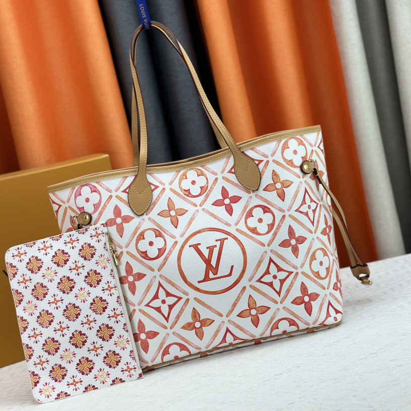 Louis Vuitton M25317 Neverfull MM Shopping Bags Size 31*28*14cm