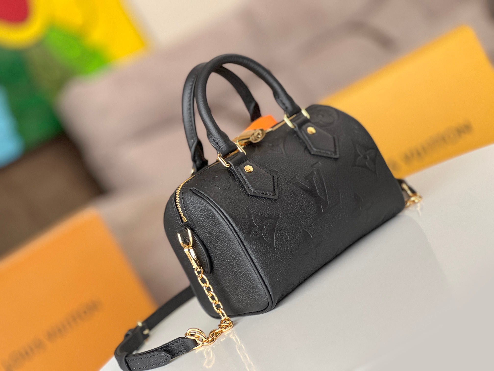 Louis Vuitton M58953 Speedy Women Shoulder Bags Size 20.5*13.5*12cm
