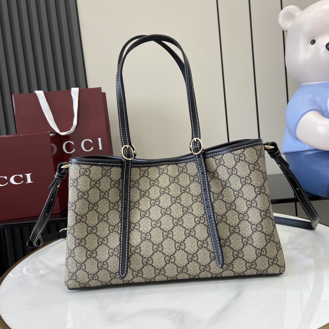 Gucci GG Emblem Women Shopping Bags Size 30*18*11cm