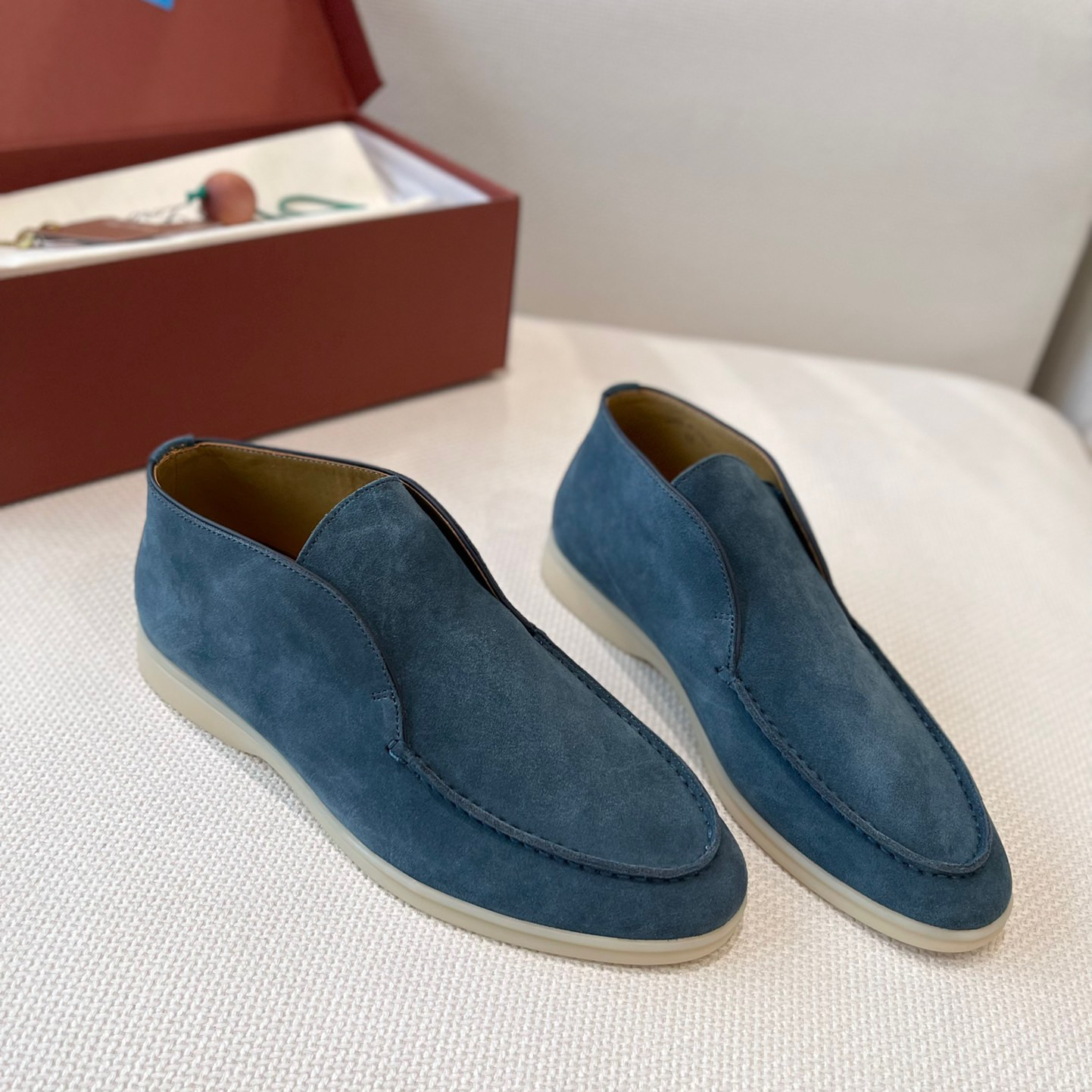 Loro Piana Unisex Loafers High Top Size 36-45