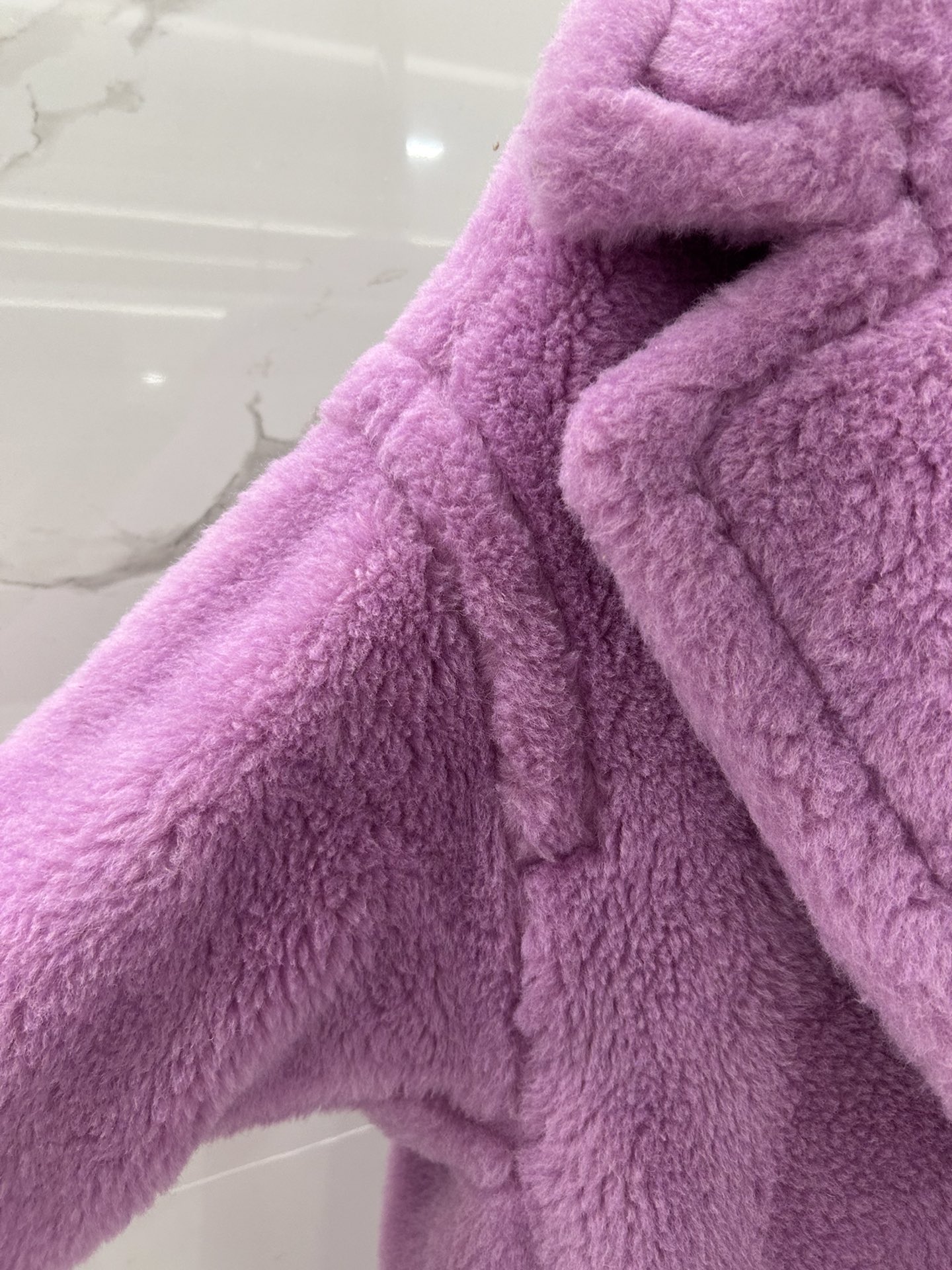 Max Mara Teddy fur long coat Size XS-M