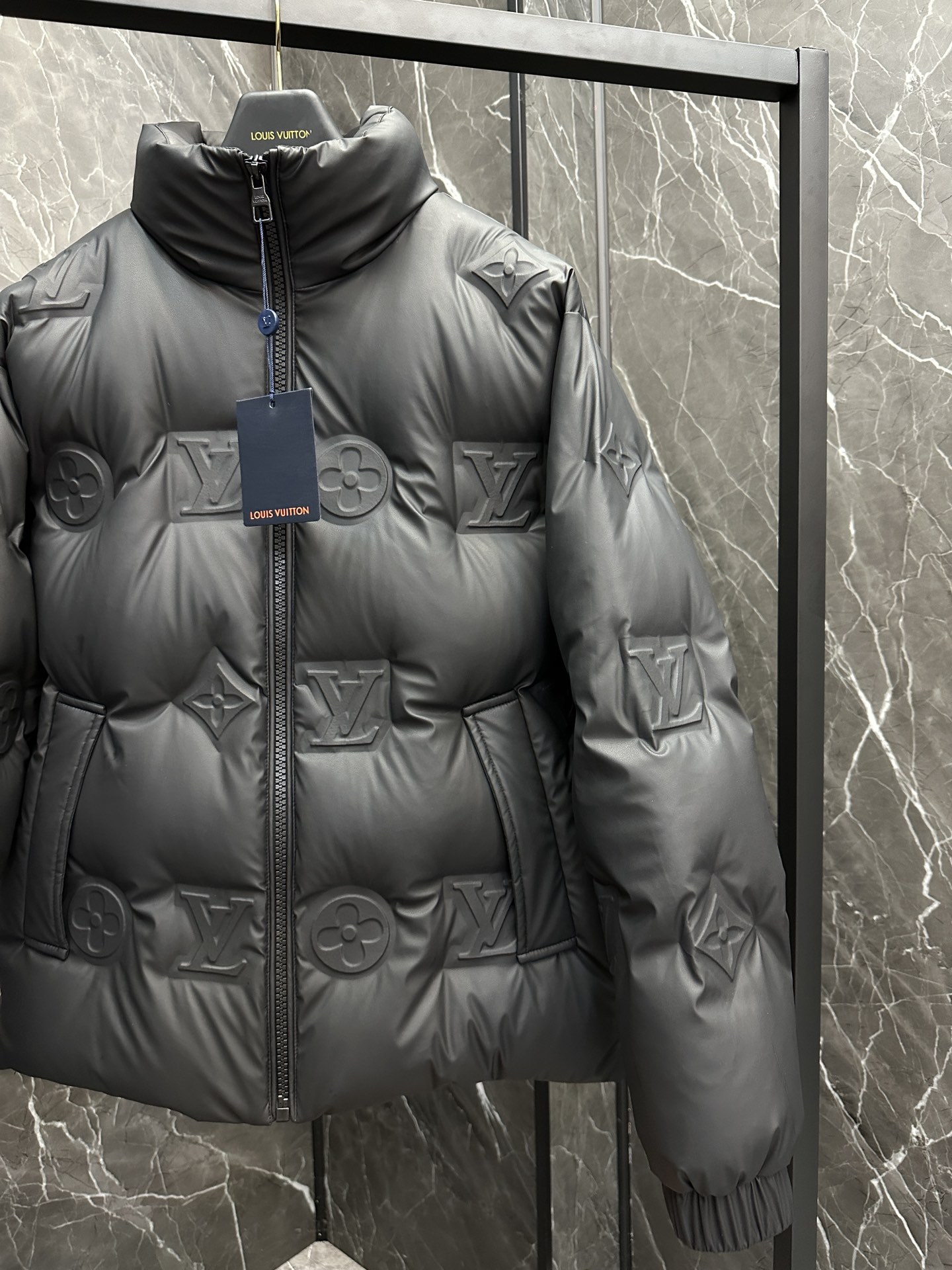 Louis Vuitton 25ss Monogram Unisex Winter Jacket Size 48-56