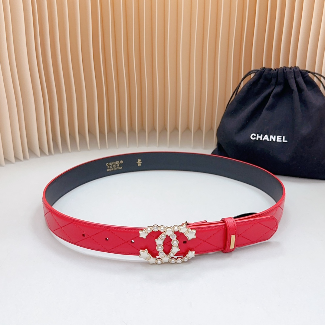 Chanel Women Belt Width 3cm