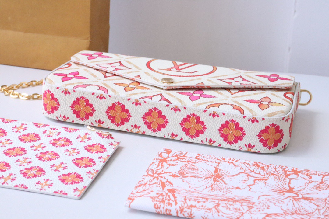 Louis Vuitton M11459 Félicie Pochette Women Shoulder Bags Size 21*12*3cm