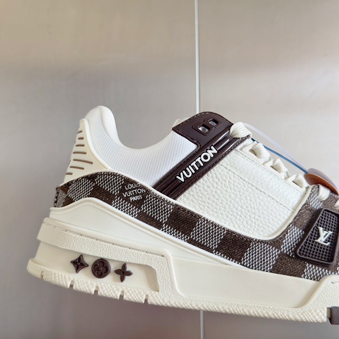 Louis Vuitton LV Trainer Damier New Men Sneaker Size 40-45