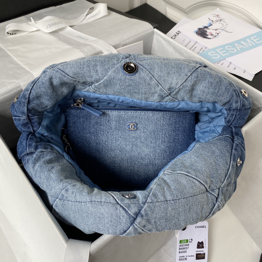 Chanel AS3260 2022ss Shopping Bags 35*37*7cm