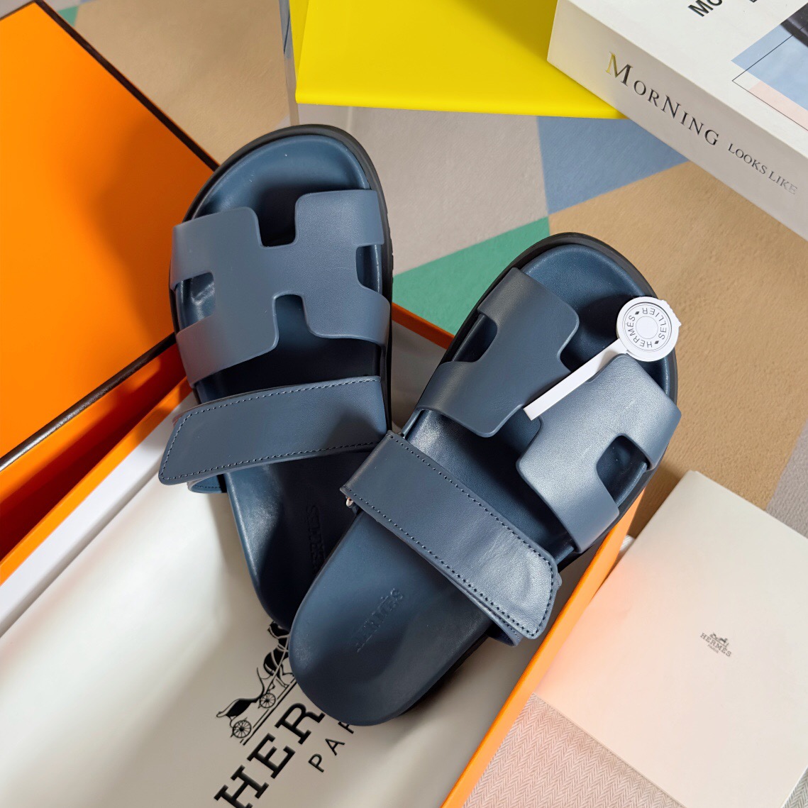 Hermes chypre Slippers Size 36-45