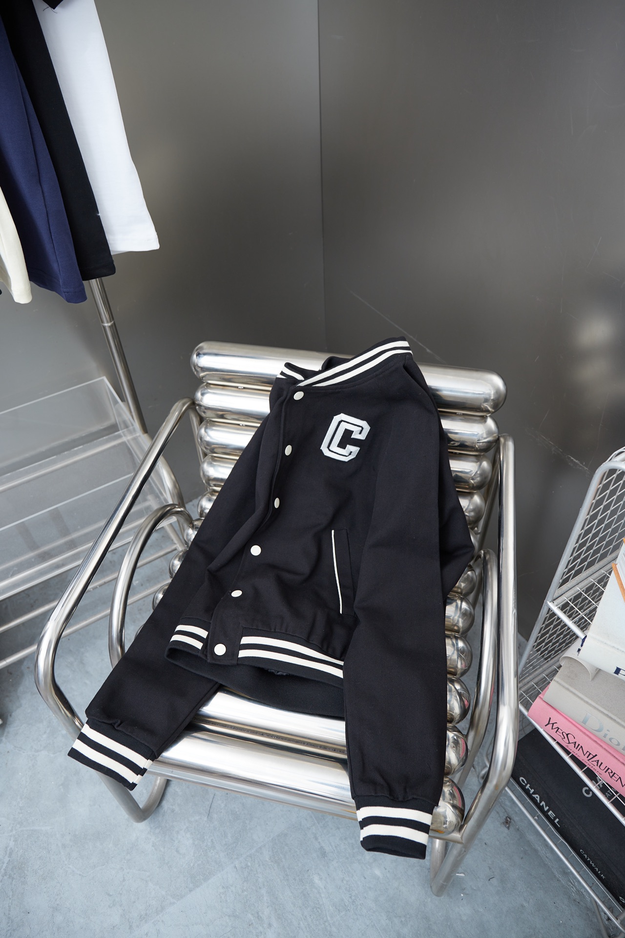 Celine 25SS NEW Embroider Baseball uniform Jacket Size S-XL